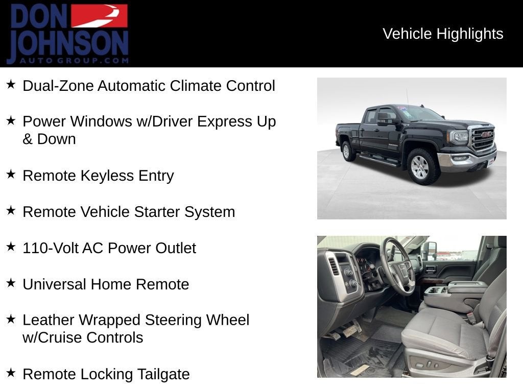 2017 GMC Sierra 1500 SLE