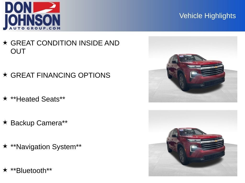 2025 Chevrolet Traverse LT