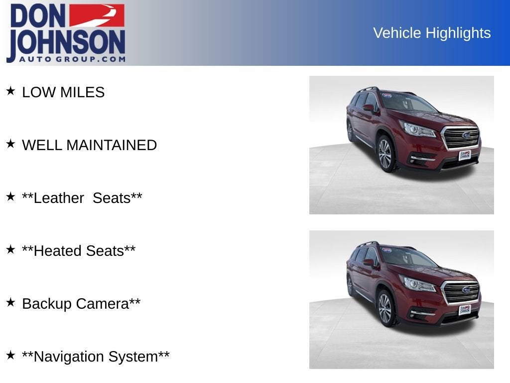 2020 Subaru Ascent Limited