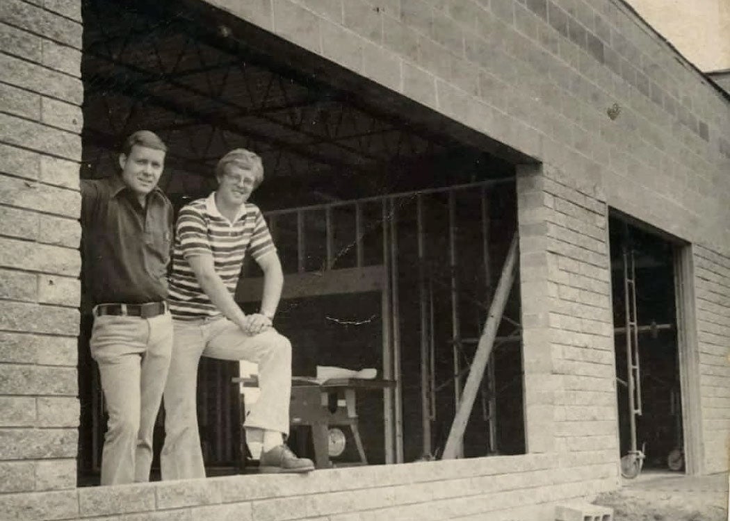 Don and John in 1977