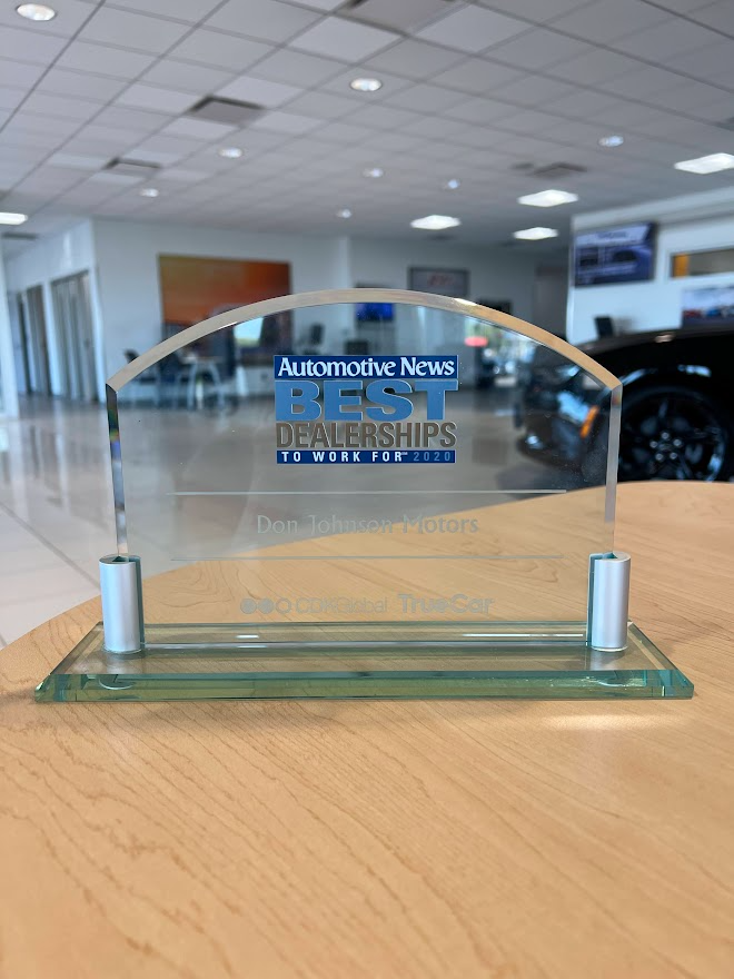 Award - Don Johnson Motors in Rice Lake WI